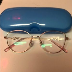 Pink prescription glasses frames